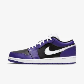 Secure Lace Loops Twist Free Motion (Men's) Air Jordan 1 Low 'Court Purple 1.0' (2020) 553558-501