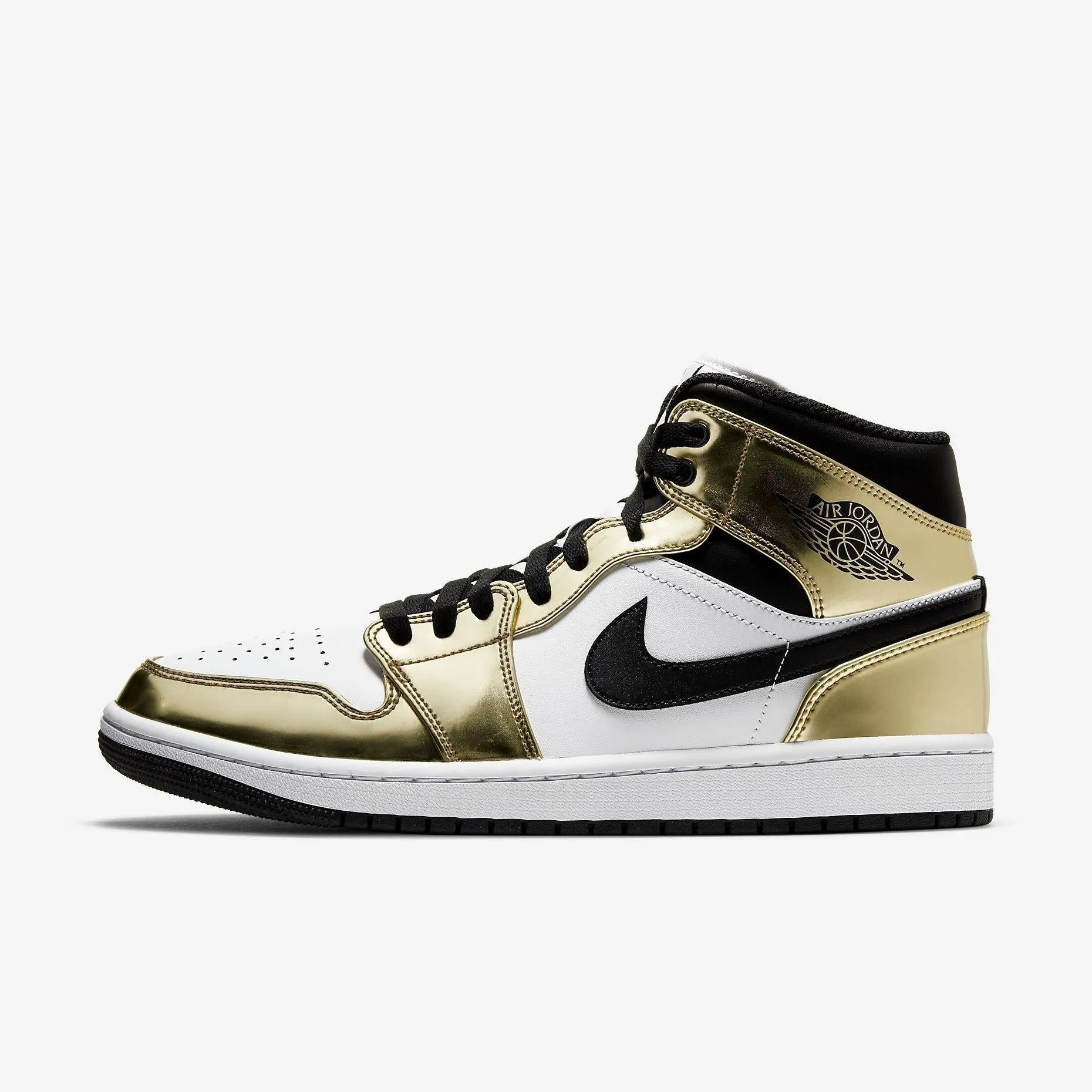 Shock Dissipating (Men's) Air Jordan 1 Mid SE 'Metallic Gold' (2020) DC1419-700