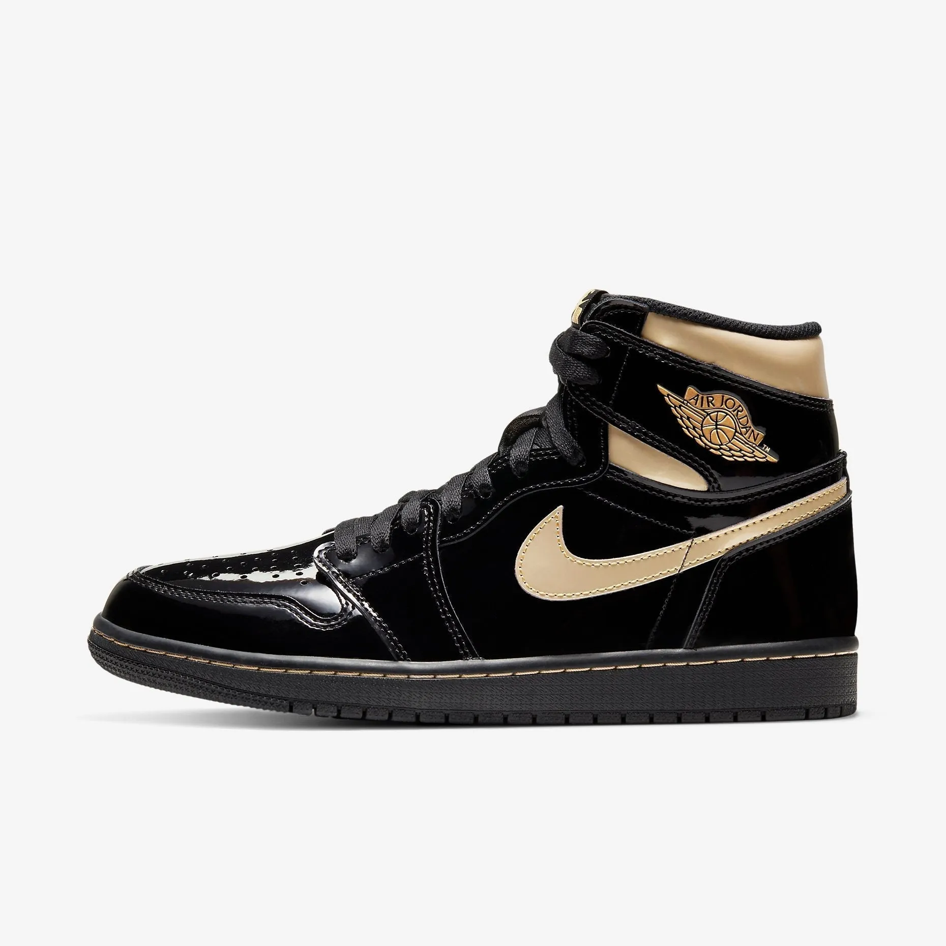 (Men's) Air Jordan 1 Retro High OG 'Metallic Gold' (2020) 555088-032 High Rebound Foam