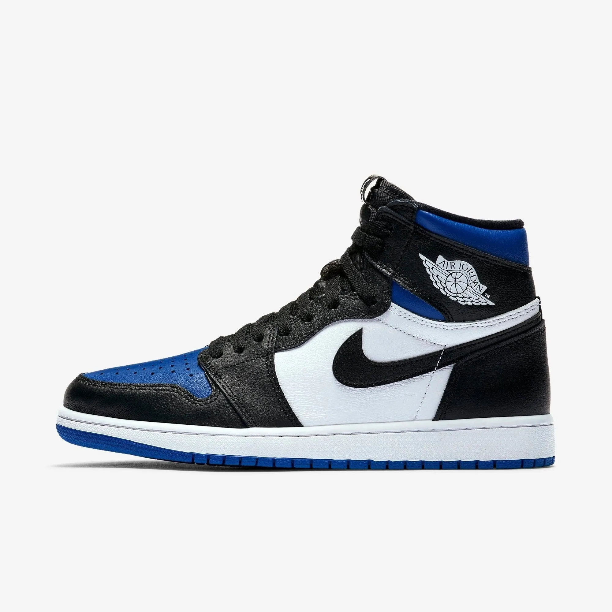 Rocker sole geometry Travel Friendly (Men's) Air Jordan 1 Retro High OG 'Royal Toe' (2020) 555088-041