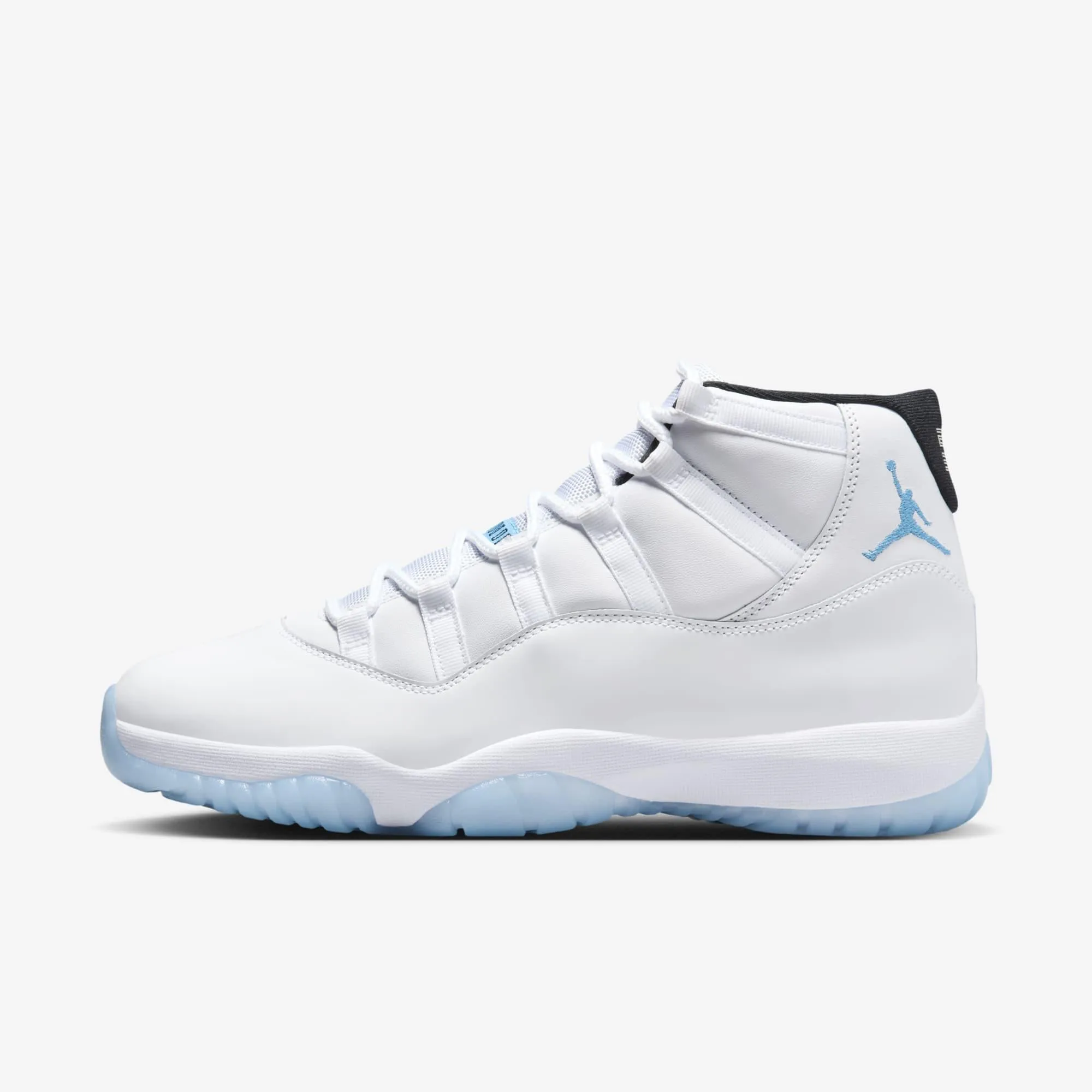 Minimalist Footwear Design Smooth exterior Jet Black (Men's) Air Jordan 11 Retro 'Legend Blue / Columbia' (2024) CT8012-104