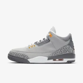 (Men's) Air Jordan 3 Retro 'Cool Grey' (2021) CT8532-012 Enhanced comfort Leather Upper