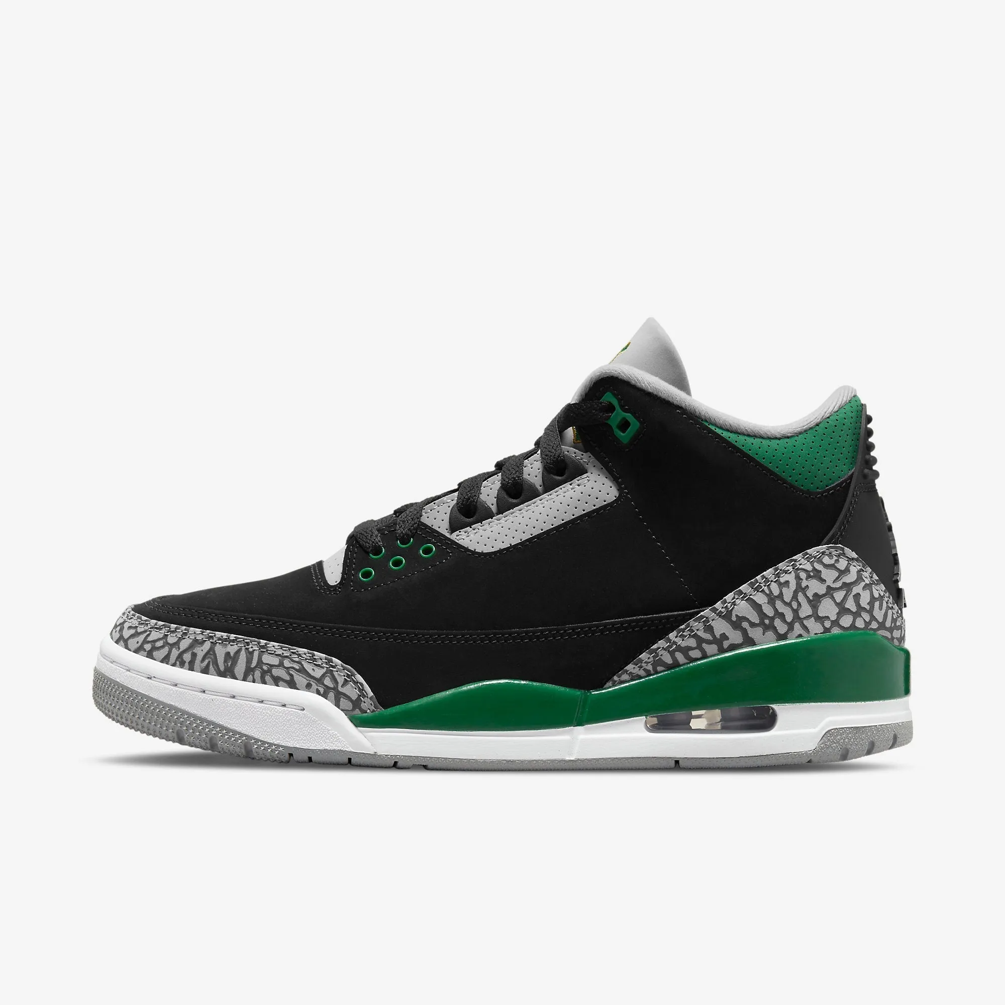 Anti Slip Groove Pattern Traction pattern (Men's) Air Jordan 3 Retro 'Pine Green' (2021) CT8532-030