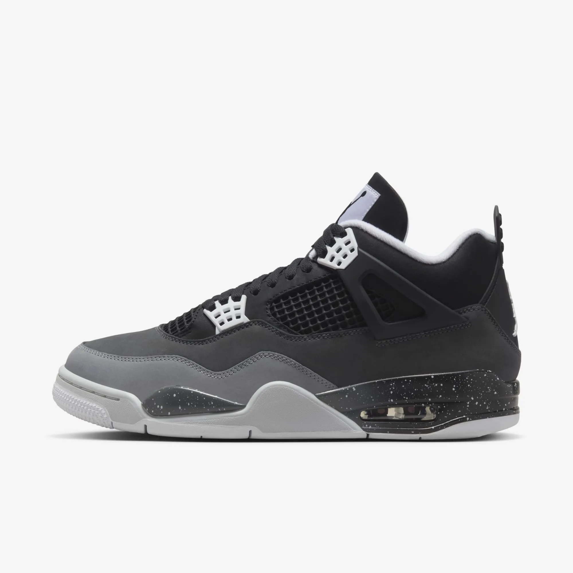 (Men's) Air Jordan 4 Retro 'Fear' (2024) FQ8138-002 Structured Edge Vegan Leather Alternatives