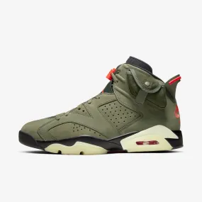 Shock-absorbent (Men's) Air Jordan 6 Retro SP x Travis Scott 'Cactus Jack Medium Olive' (2019) CN1084-200