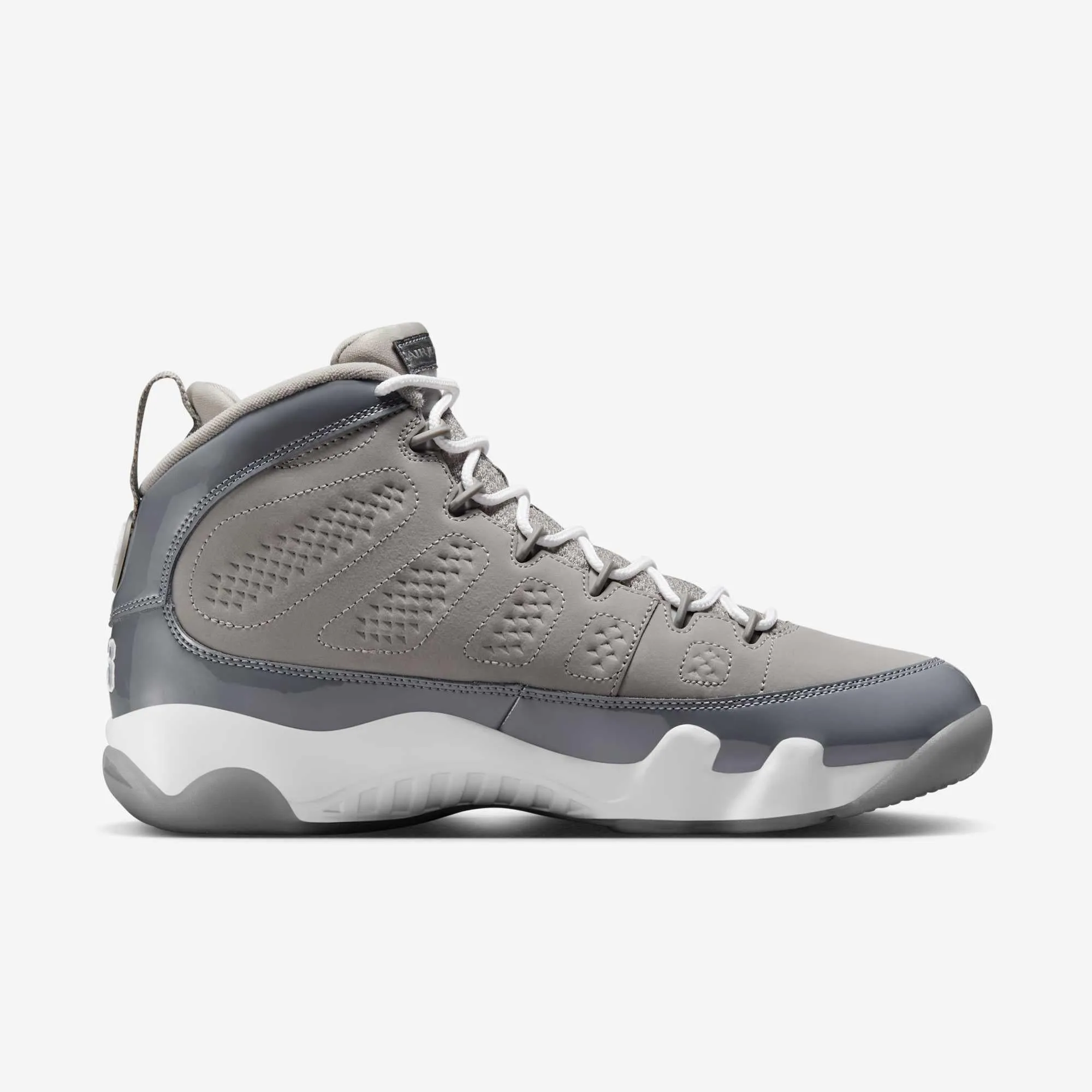 Lace Secure (Men's) Air Jordan 9 Retro 'Cool Grey' (2025) HV4794-011 Long Commute