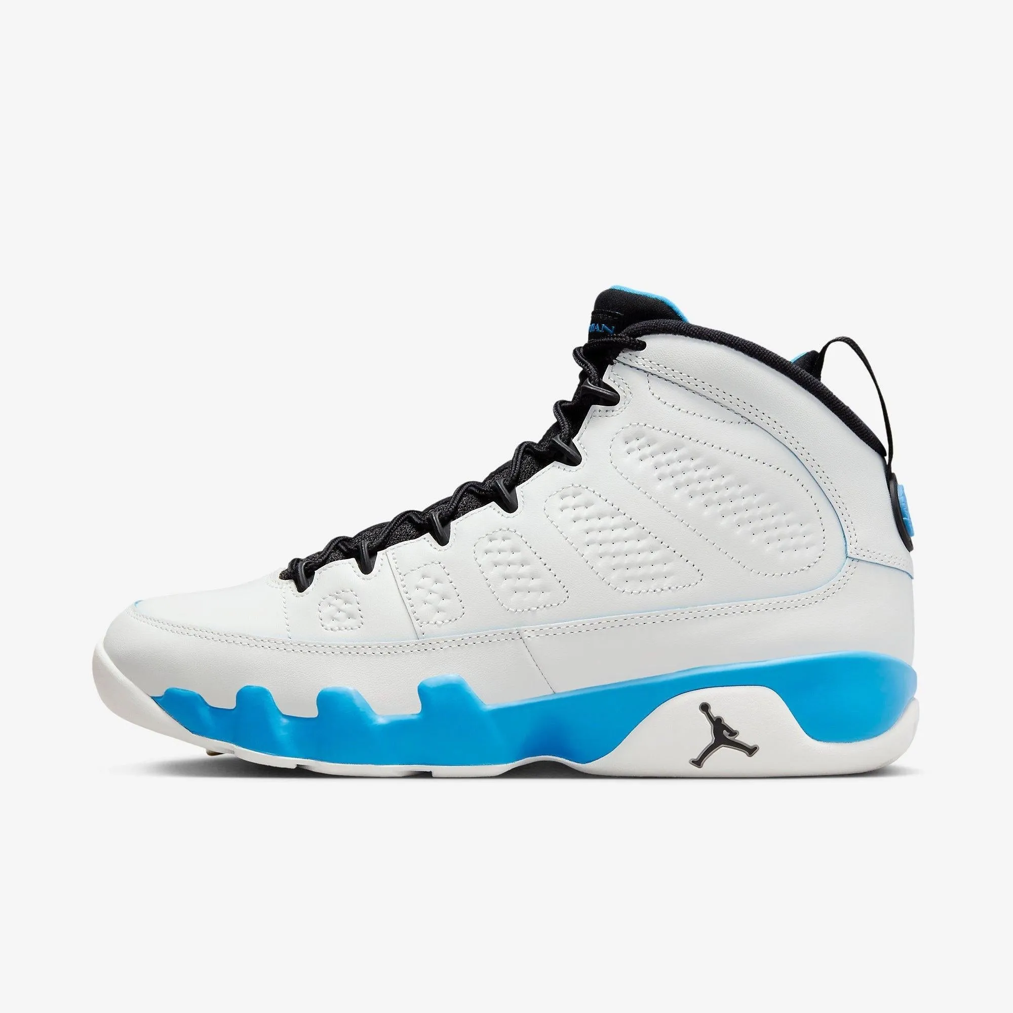 Max Step Support (Men's) Air Jordan 9 Retro 'Powder Blue / UNC' (2024) FQ8992-101 Mid   Top