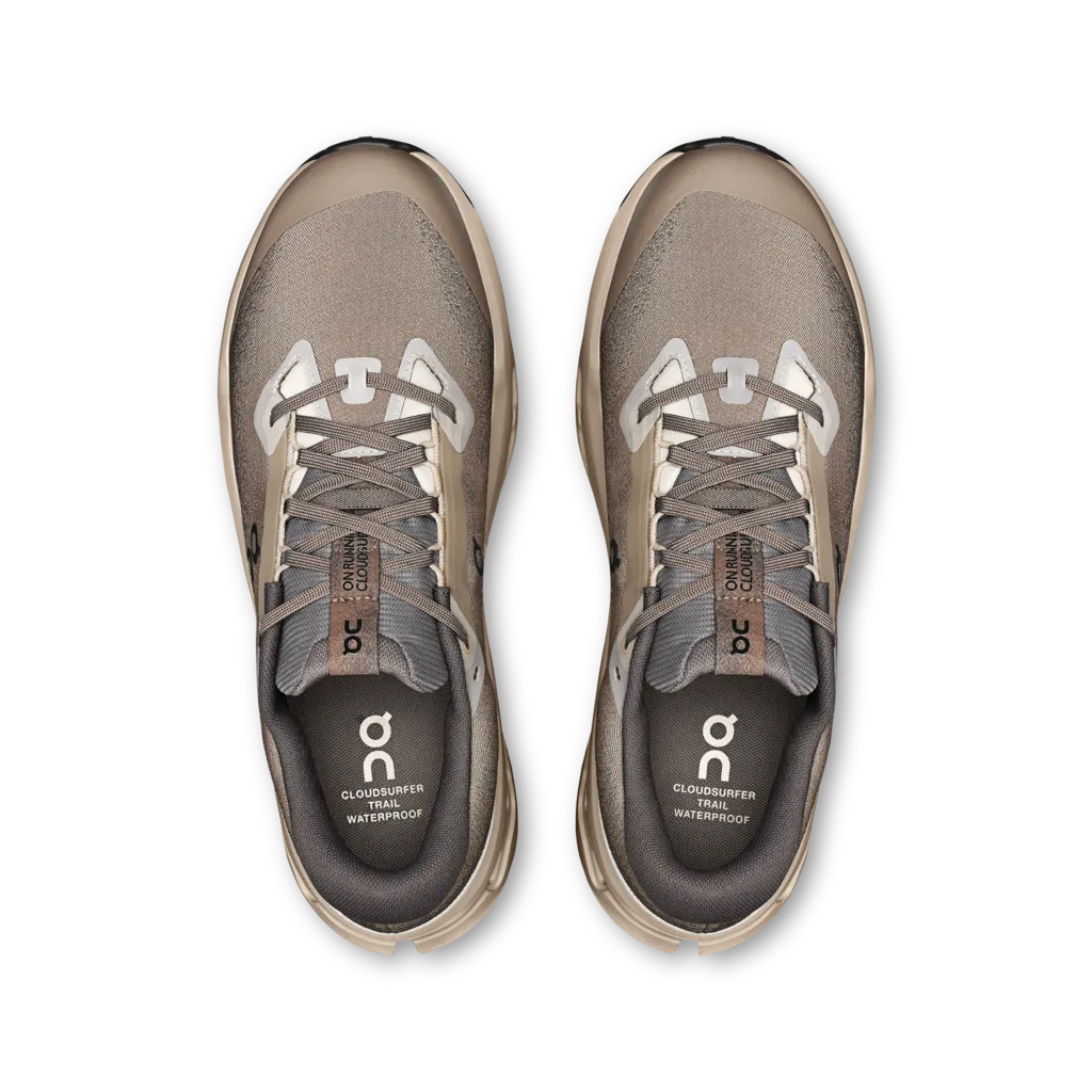 running in a light rail station area shoes Running Water Bottles Men's Cloudsurfer Trail 2 Waterproof