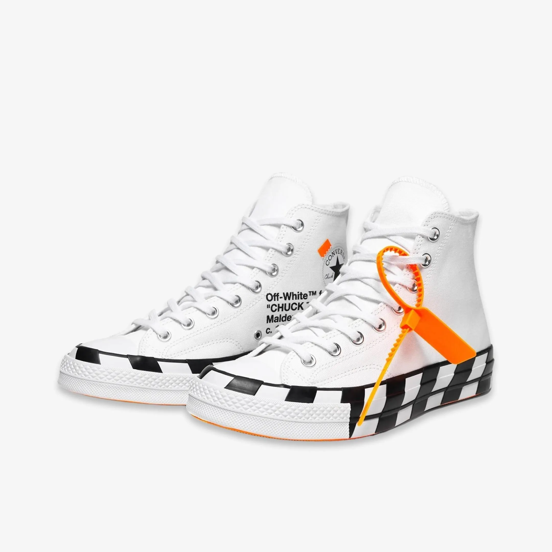 Slip Safe Deep Shade (Men's) Converse Chuck Taylor All-Star 70 High x Off-White ??White?? (2018) 163862C Heat-Zone