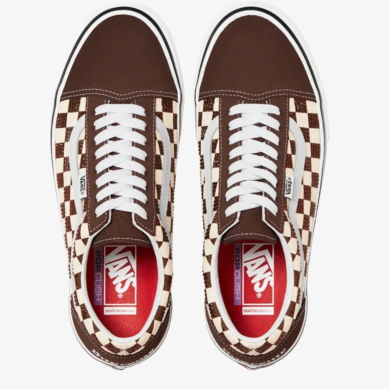 Commute Light Water Edge Ultra-soft (Men's) Vans Skate Old Skool x Supreme x Swarovski 'Brown Crystals' (2022) VN0A5KRXBRO