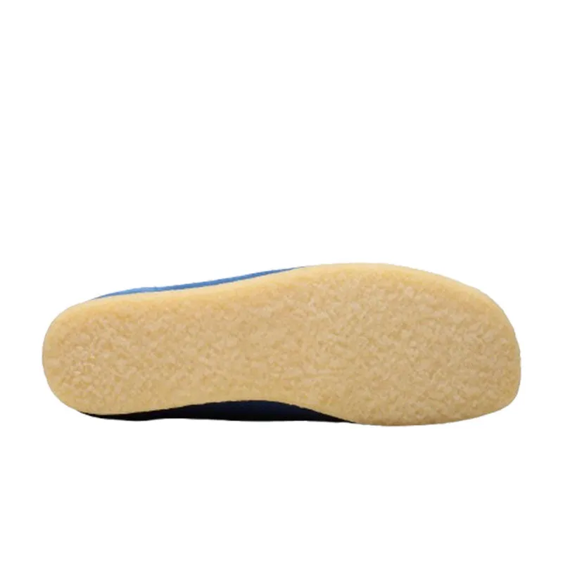 Elegant Mood Airy Design Clarks Wallabee Boot Blue Suede 26181134