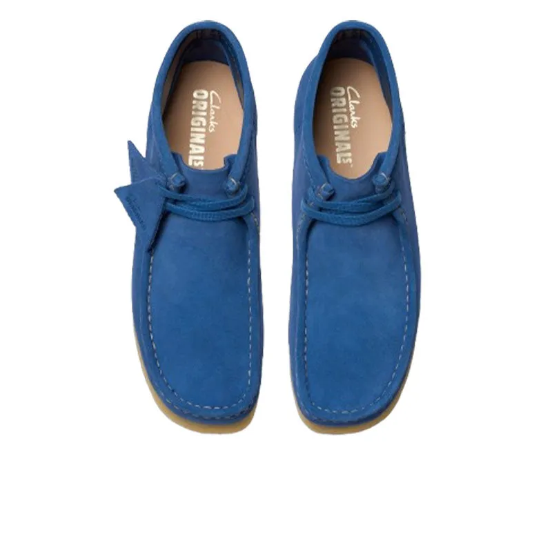 Rubber Outsole Ultra Light Urban Walkers Clarks Wallabee Boot Blue Suede 26181134