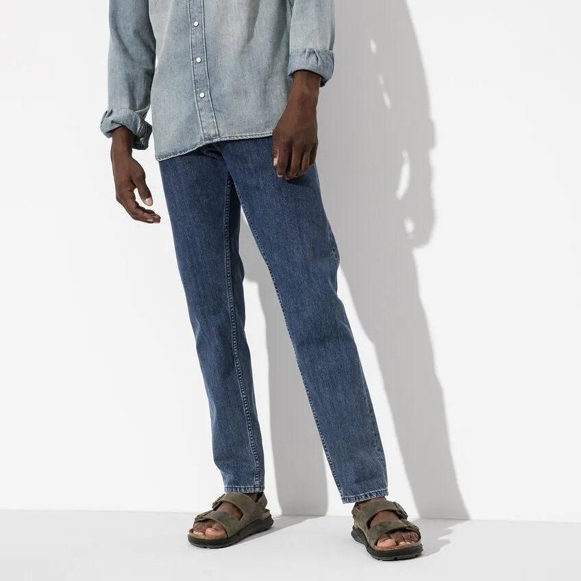 Travel Ready Slides Fashion Adventure Slides Milano Rugged | Oiled Leather | Faded Khaki