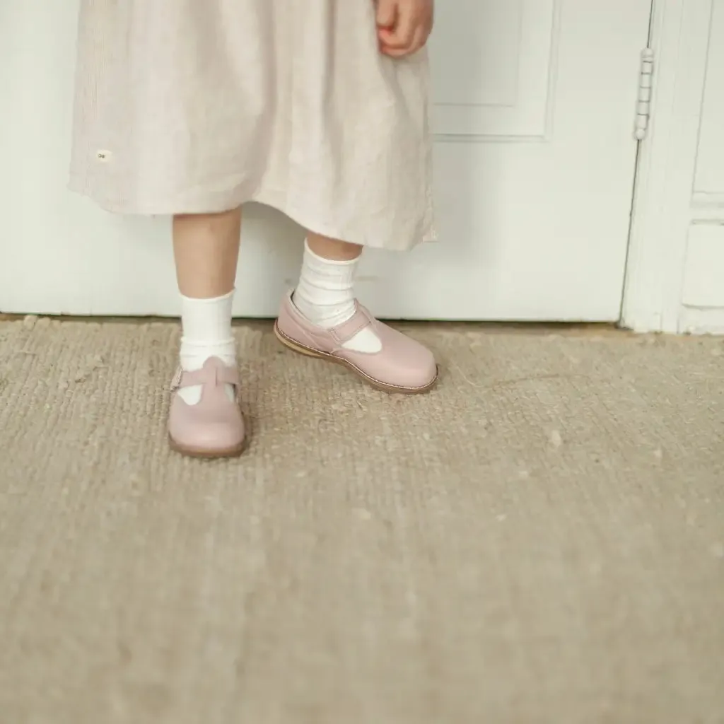 Miriam T-Strap - Peony Desert Path