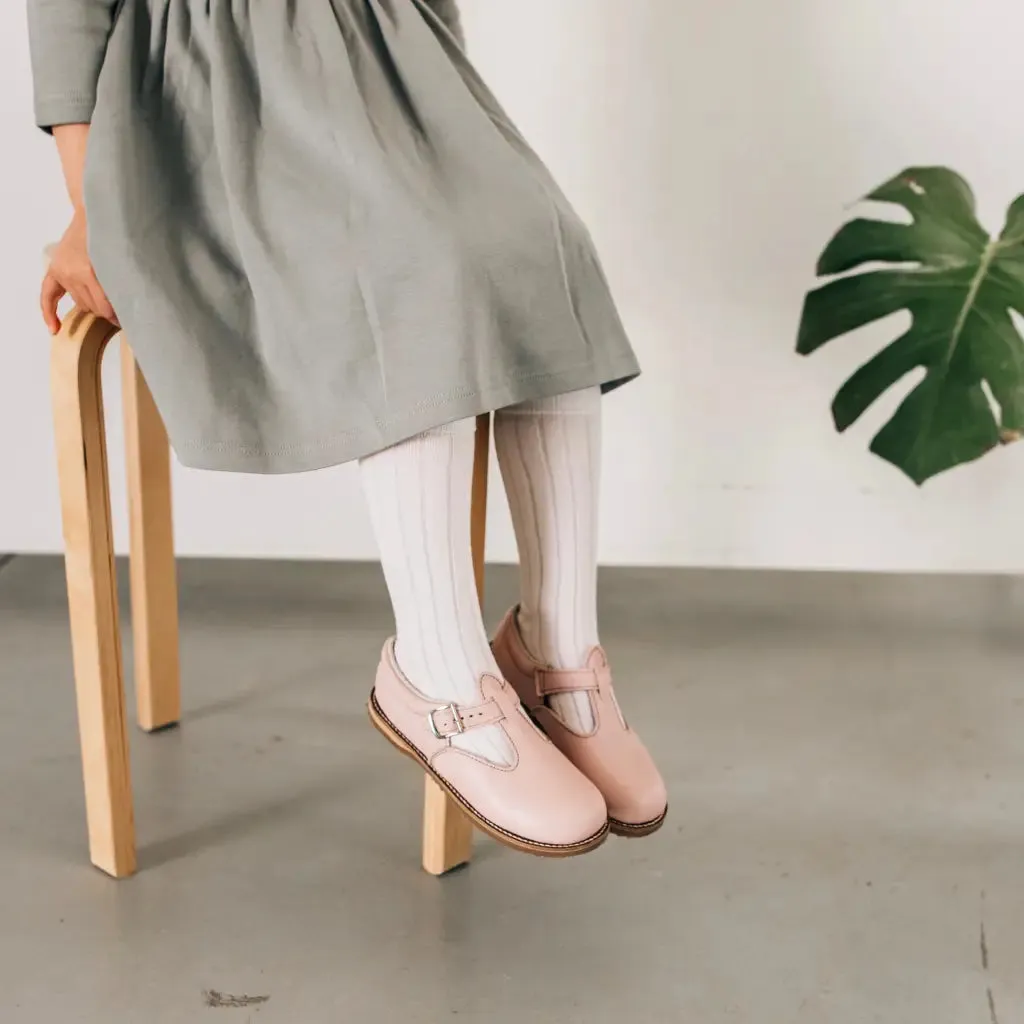 Miriam T-Strap - Peony Indoor Arch Support Health Focused