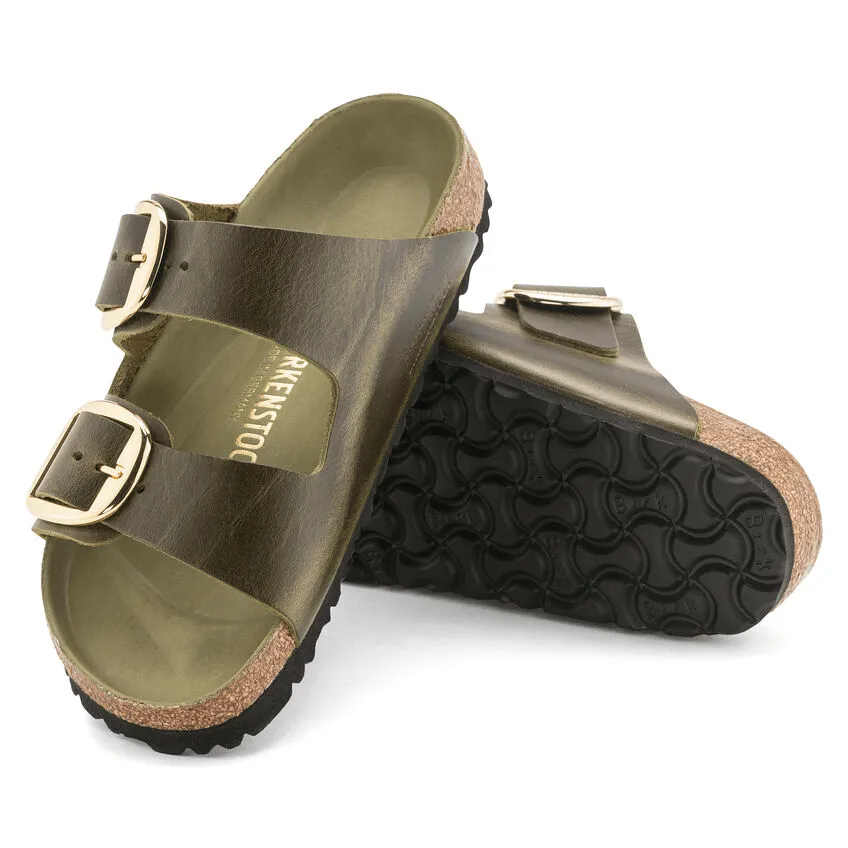 Arizona Big Buckle | Oiled Leather | Olive Green Transit Style Urban Ready Look