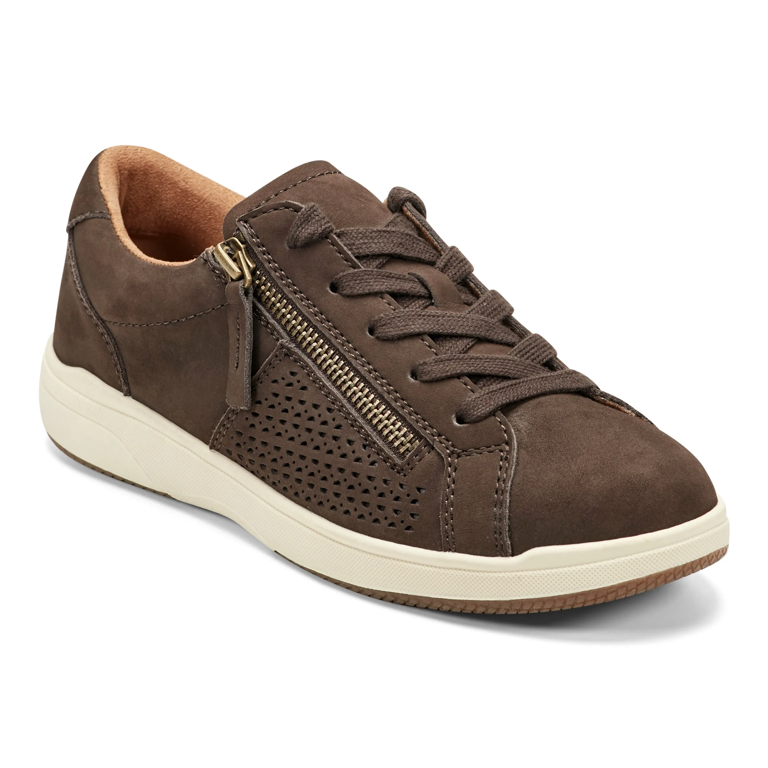 Netta Round Toe Casual Lace-up Sneakers Market Tour