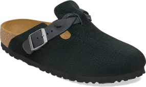 Pool Slippers Boston Braid Suede Narrow