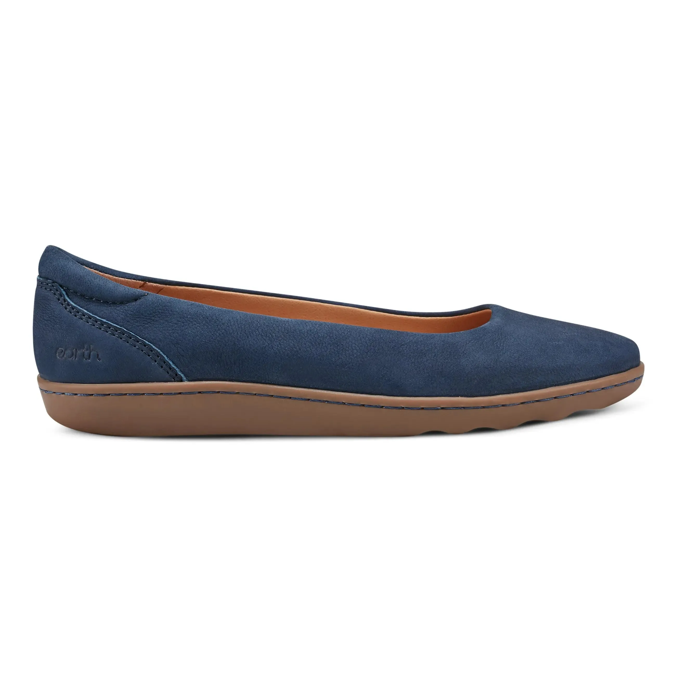 Landen Round Toe Casual Flats Rock Glow