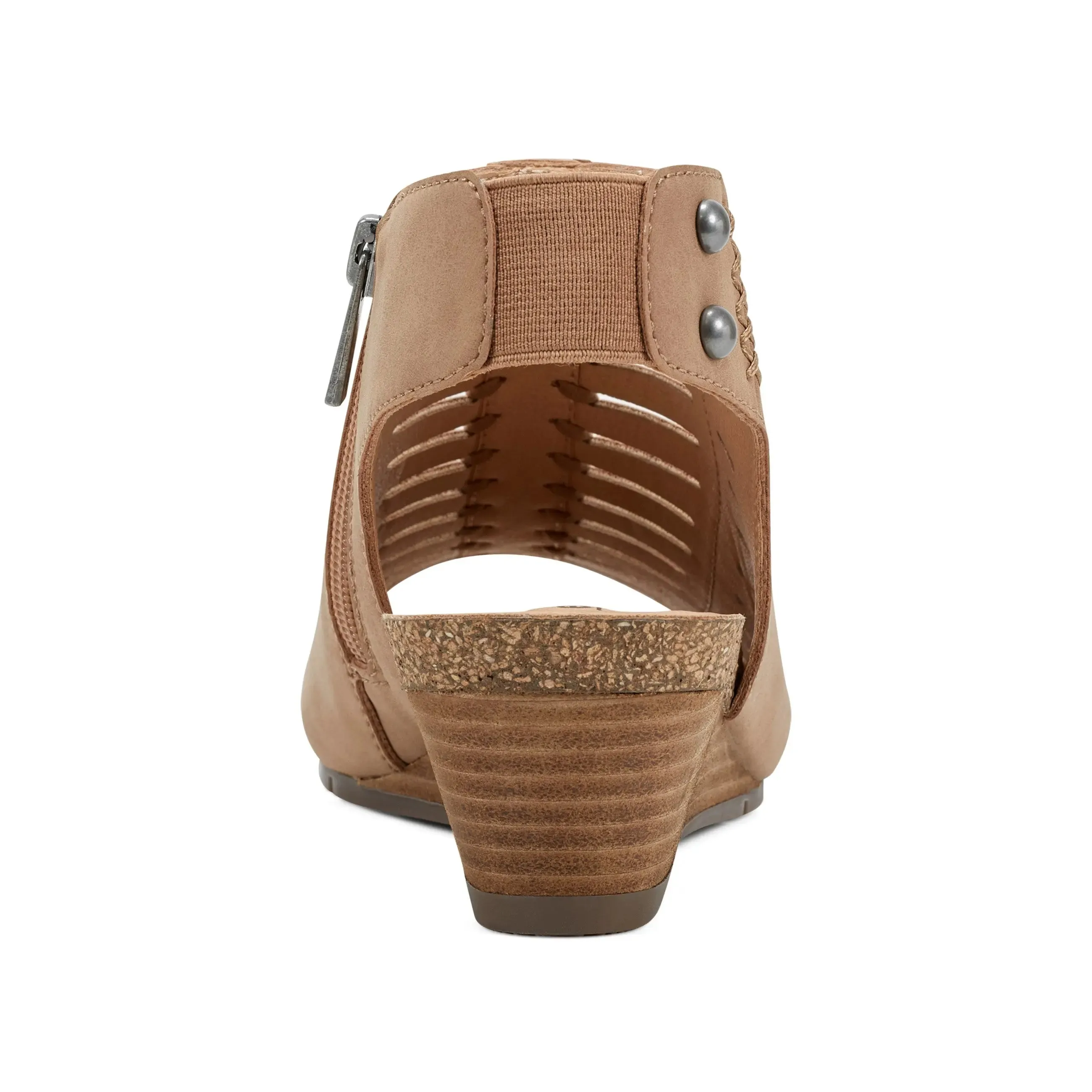 Light cushion Hana Round Toe Laser Cut Dress Sandals