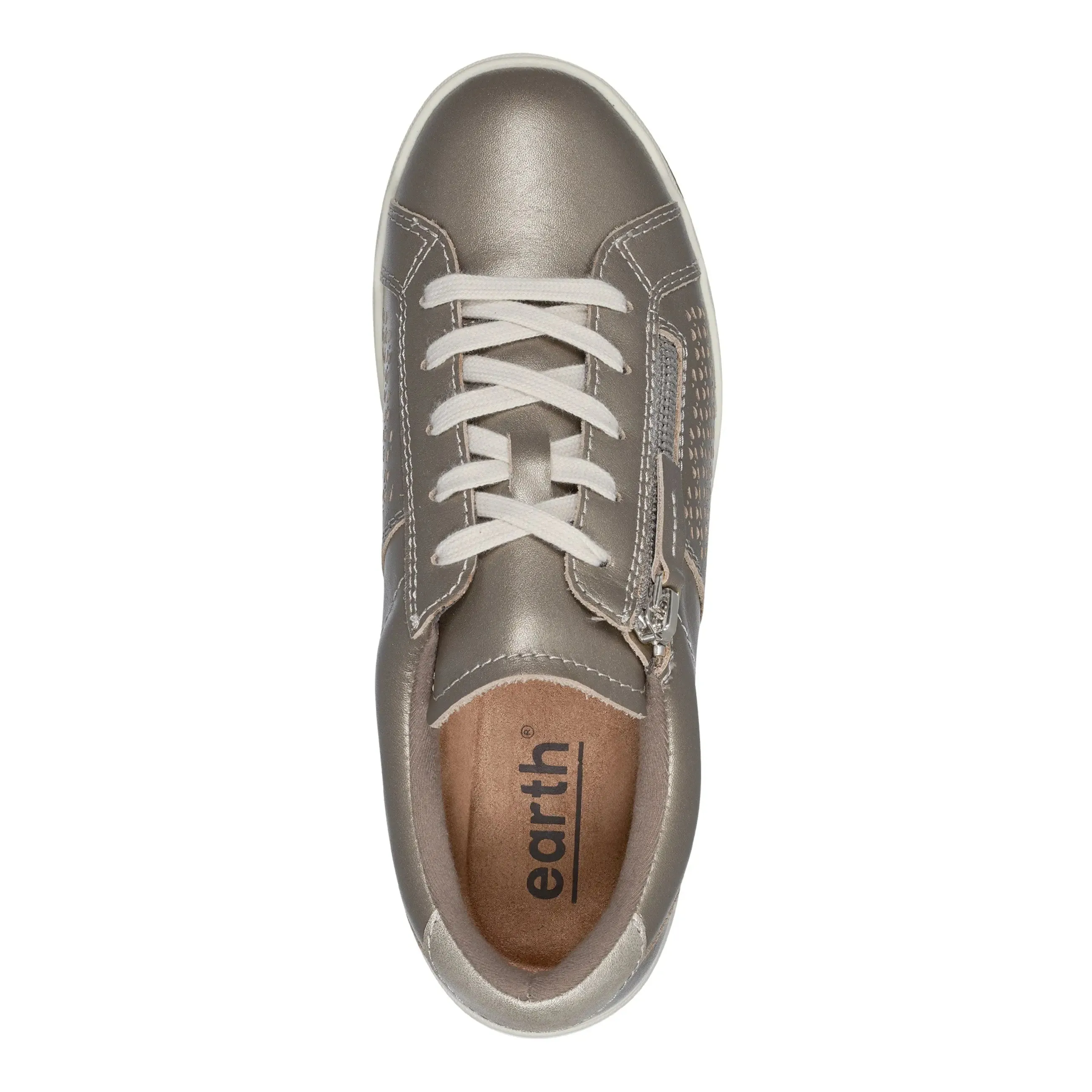 Netta Round Toe Casual Lace-up Sneakers Influencer Choice