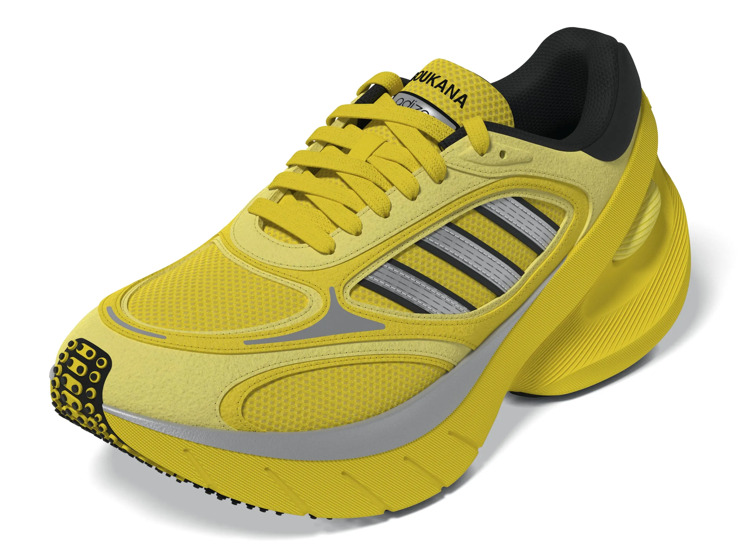 Comfort footbed ADIDAS ADIZERO GOUKANA YELLOW/LGTYEL/CBLACK JP7177