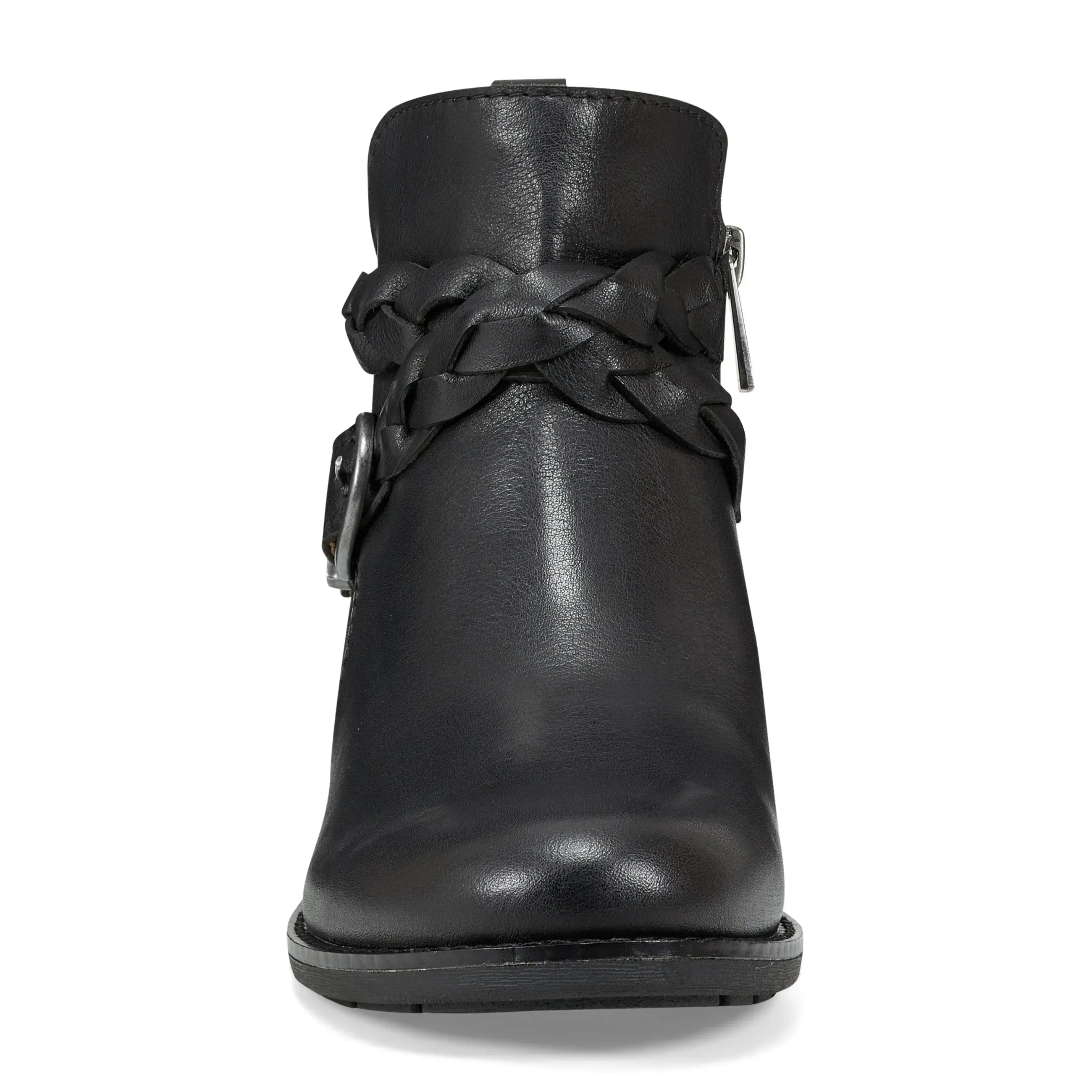 Nicole Round Toe Stacked Heel Casual Booties Smooth Form Thermal Core Backcountry Camper