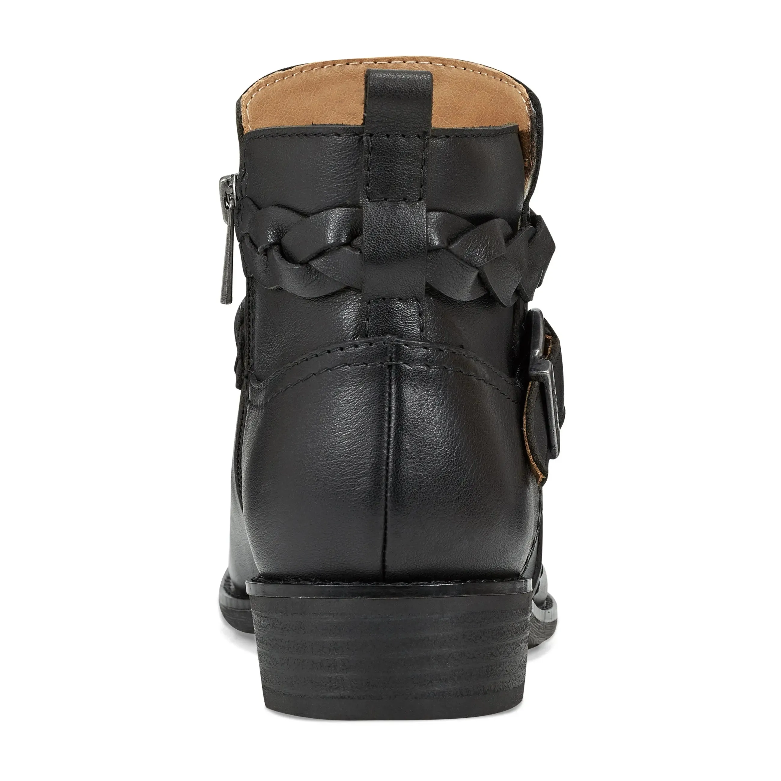 Nicole Round Toe Stacked Heel Casual Booties Eco Material Nature Lover Outdoor Explorer