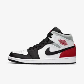 (Men's) Air Jordan 1 Mid SE 'Union Black Toe' (2020) 852542-100 Long-Distance Walking Soft Footbed