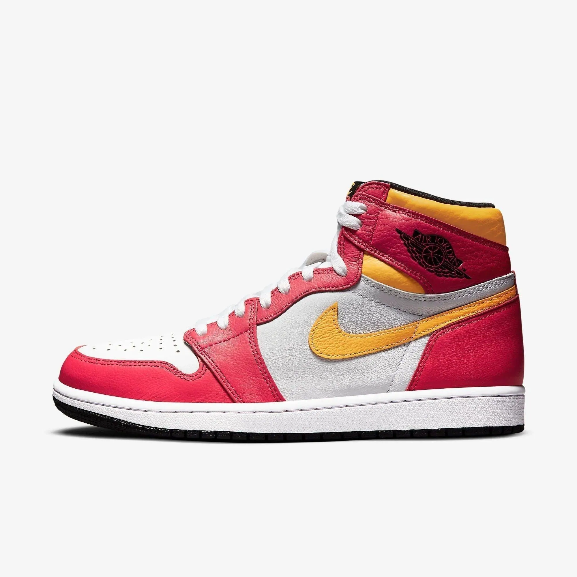 (Men's) Air Jordan 1 Retro High OG 'Light Fusion Red' (2021) 555088-603 Zonal Flexibility Odor Resistant Technology