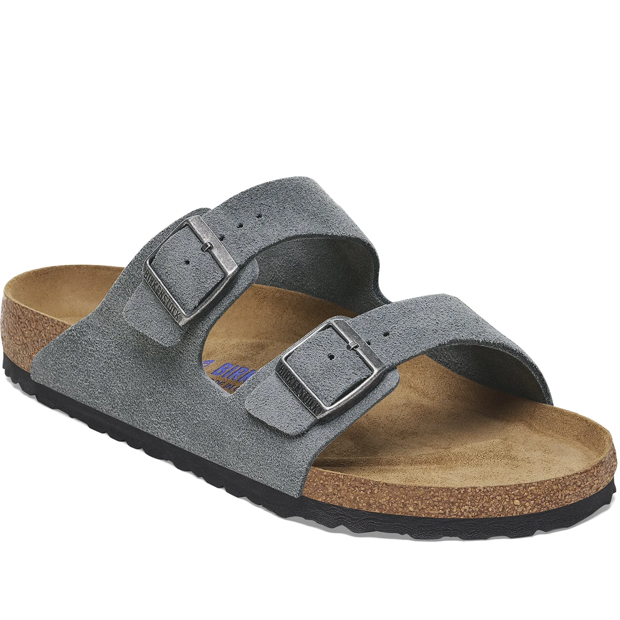 Classic Comfort Slides Stylish Slides Arizona Soft Footbed Suede Regular