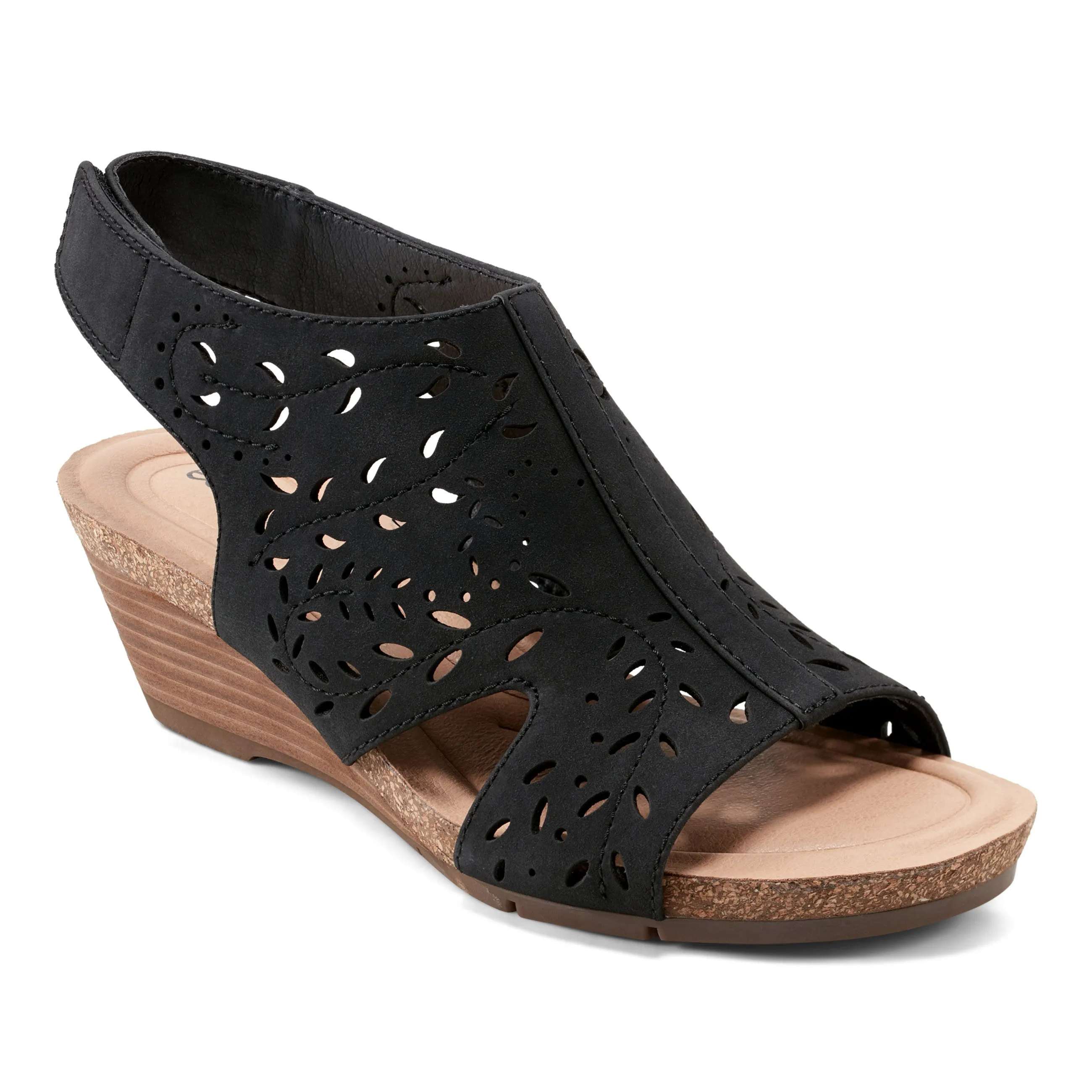 Halin Round Toe Casual Slingback Wedge Sandals Sandal Straps Sporty Flip-flops