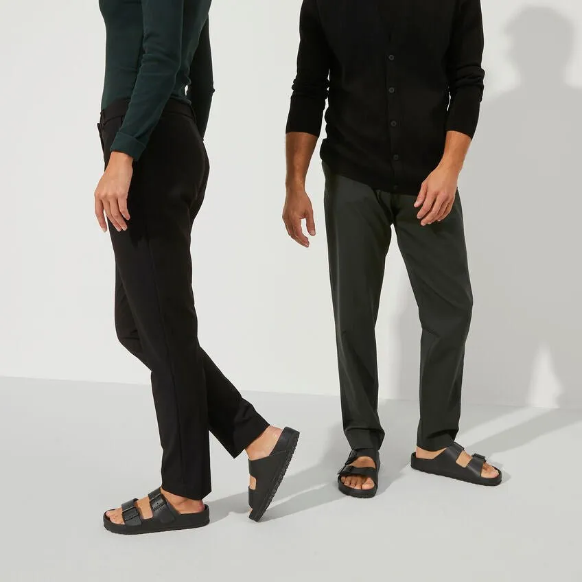 Arizona Exquisite | Leather | Black Warm Season Slides