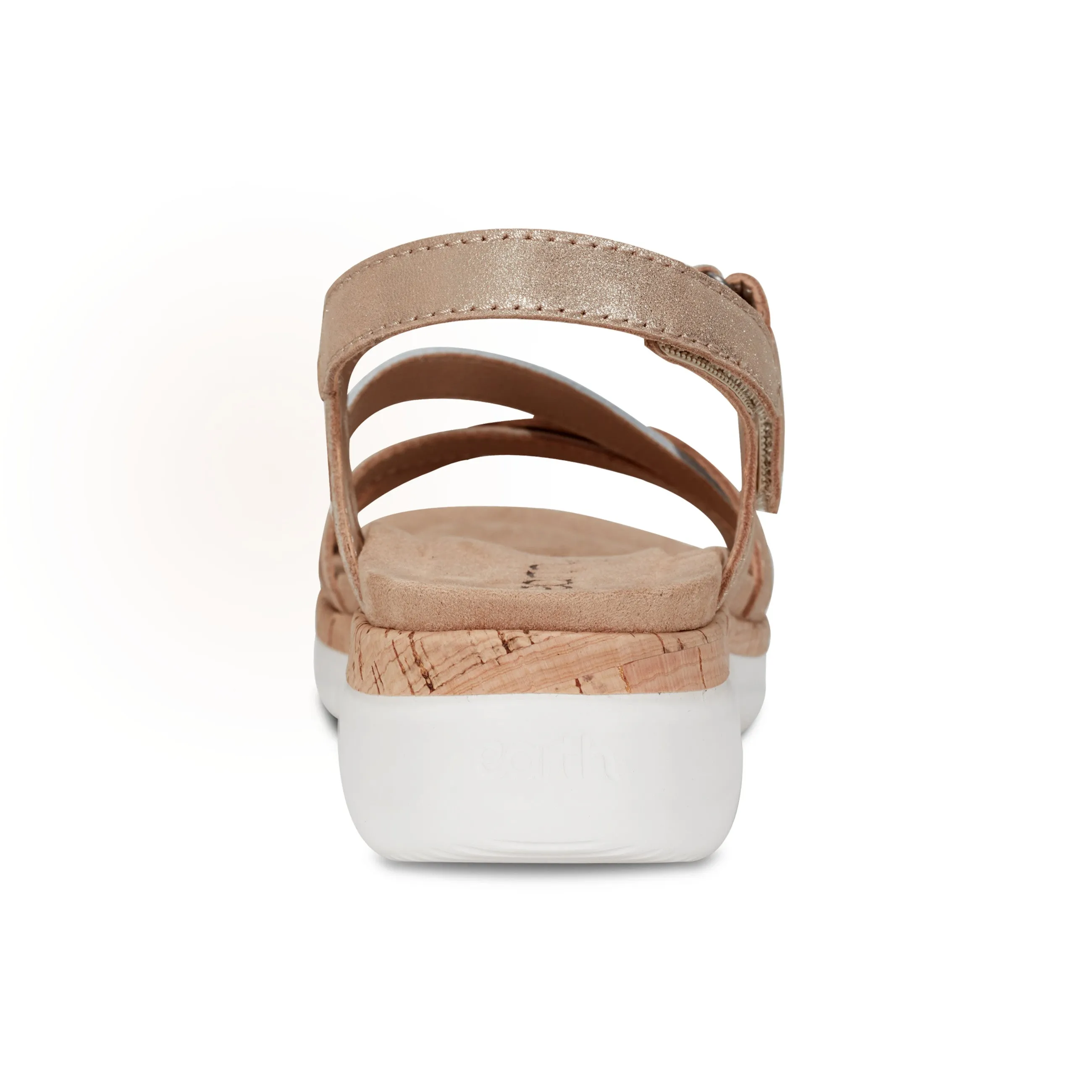 Comfortable Footwear for Beach hook and loop closure Rosie Open Toe Strappy Flat Casual Sandals