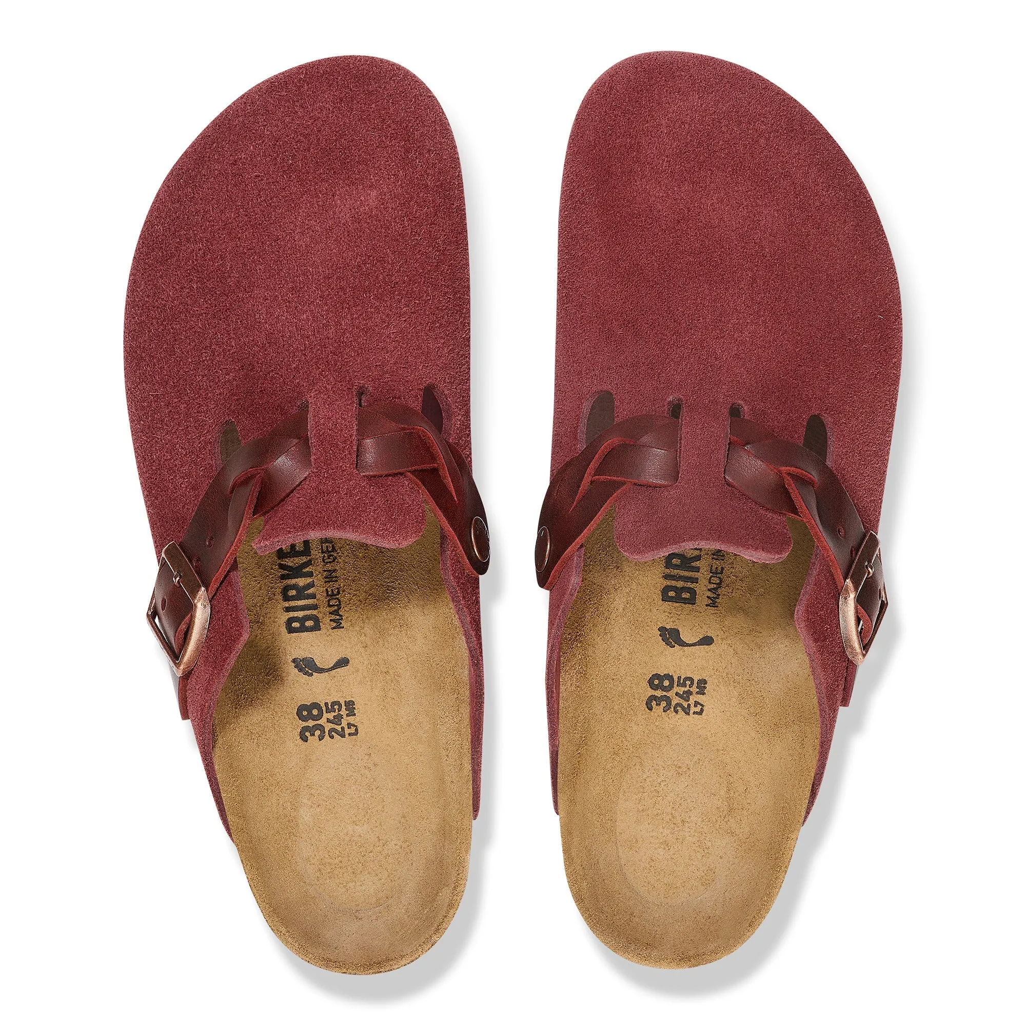 Boston Braid | Suede | Zinfandel Comfort Fit