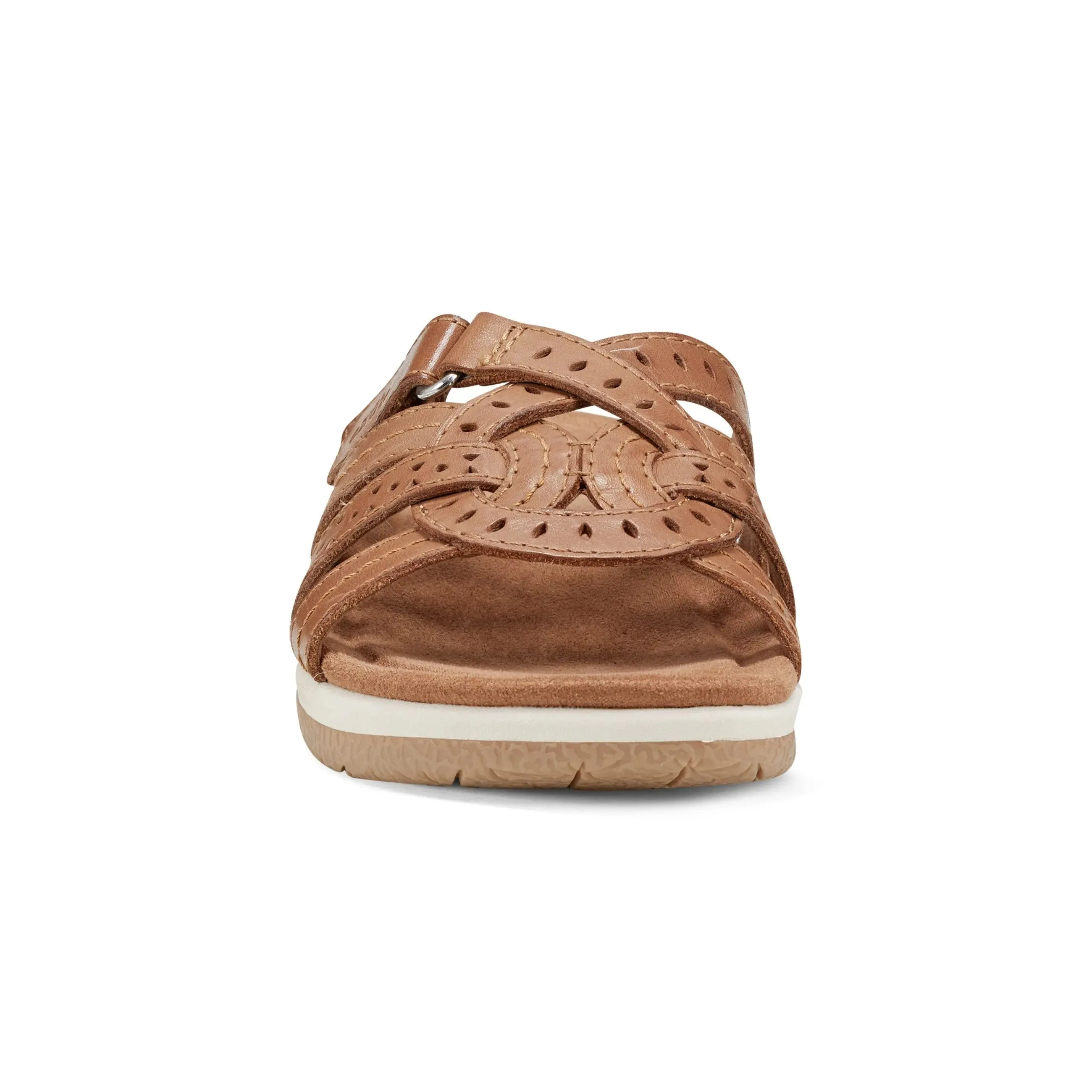 Comfortable Lightweight Footwear Sassoni Strappy Casual Slip-On Flat Sandals