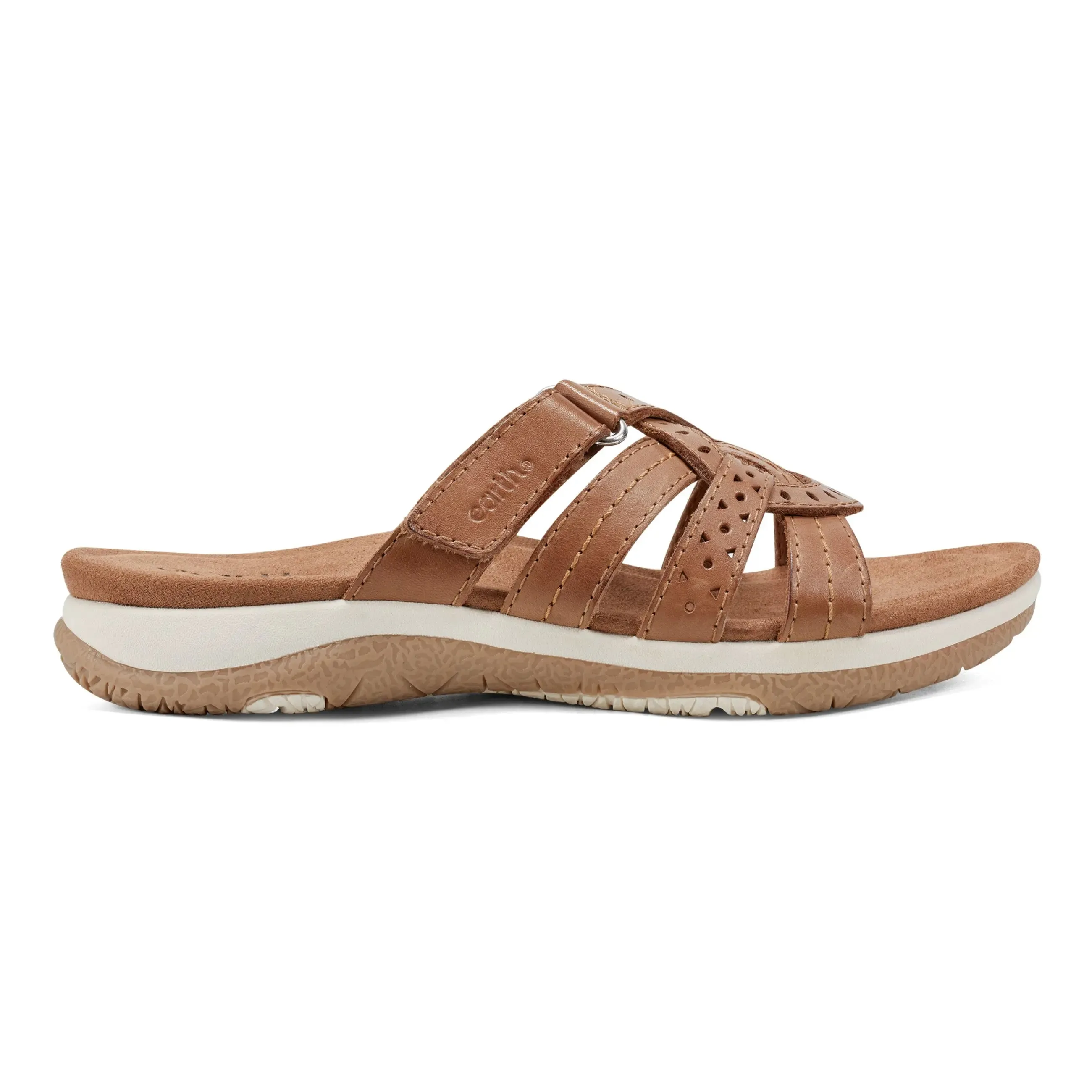 Sassoni Strappy Casual Slip-On Flat Sandals Sandy Path