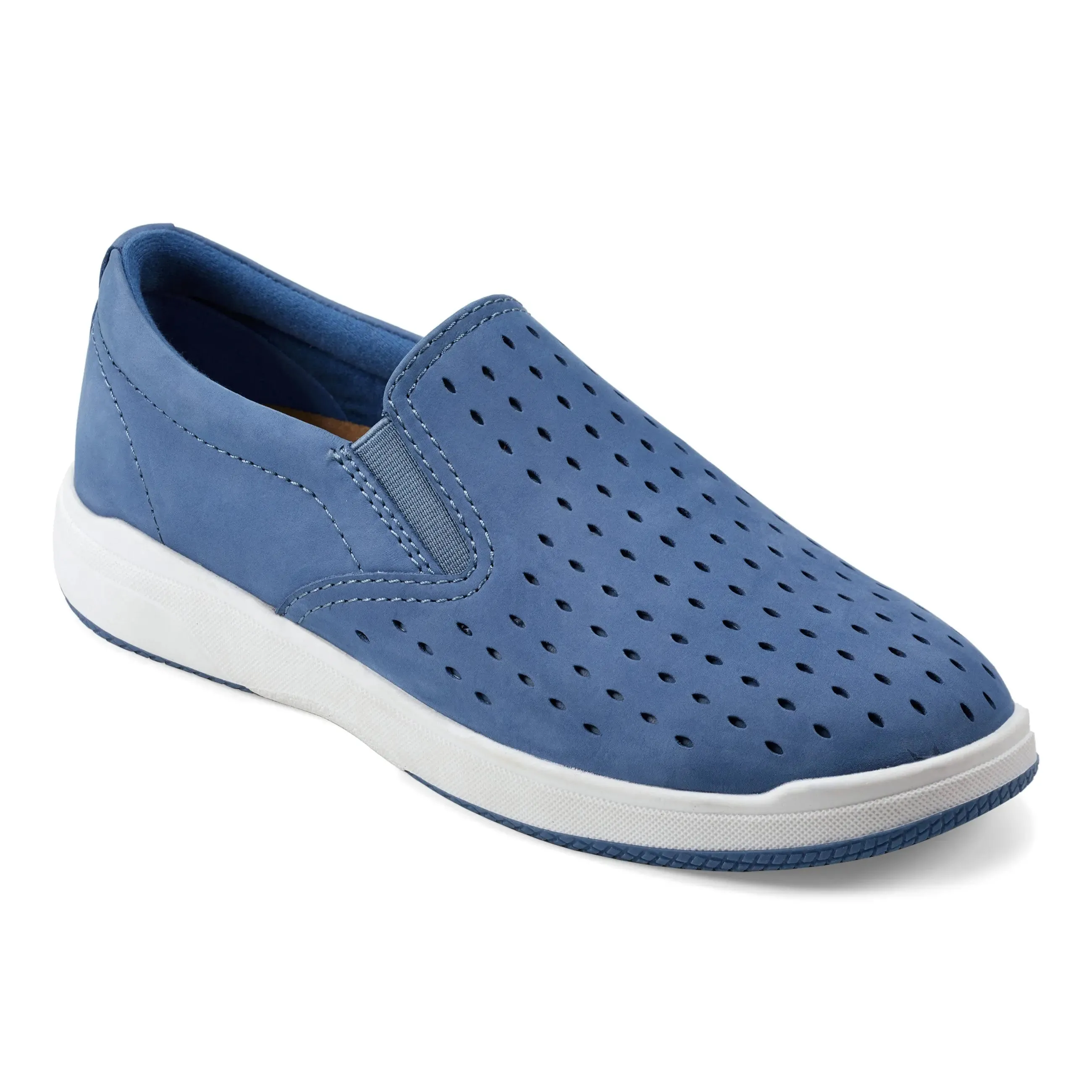 Walk Free Nel Laser Cut Round Toe Casual Slip-on Sneakers