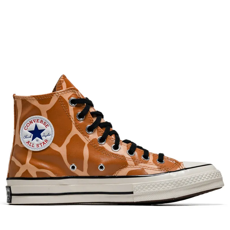 Breathable Road Trip Rapid Motion Converse Chuck 70 Glow-In-The-Dark Giraffe Print - Ginger Snap/Egret