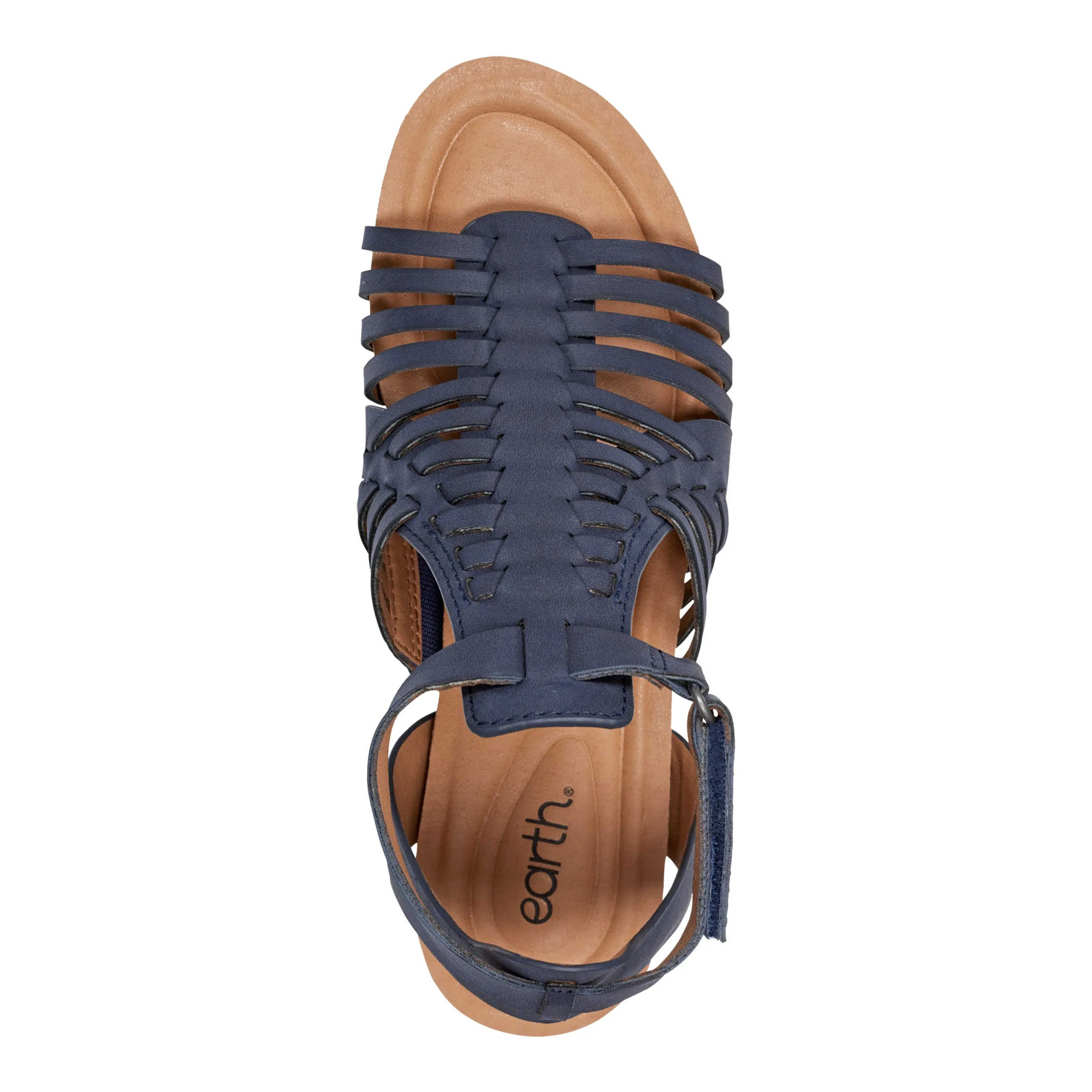 Hattie Round Toe Strappy Wedge Sandals Light Travel Party Pop