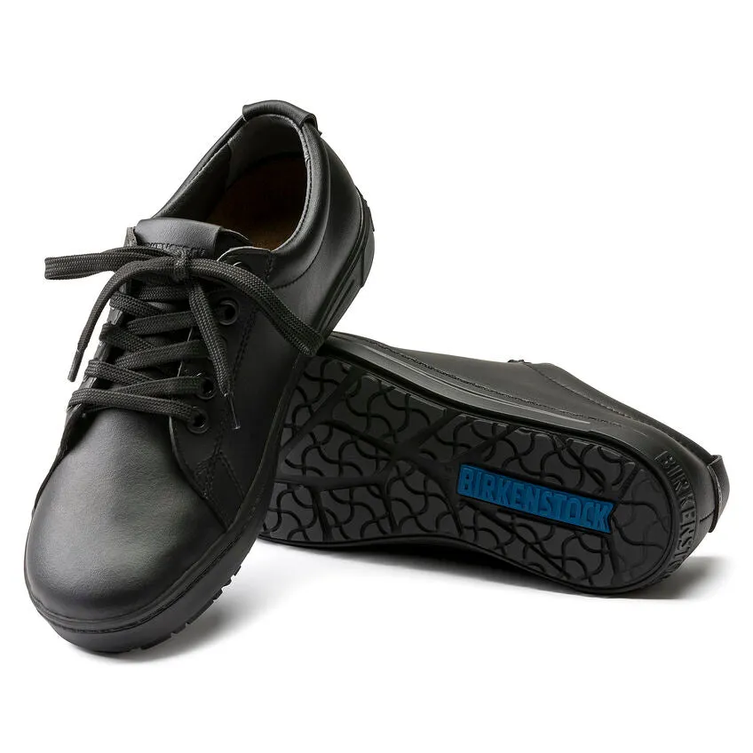 Simple Finish QO500 Lace Up | Leather | Black/Black