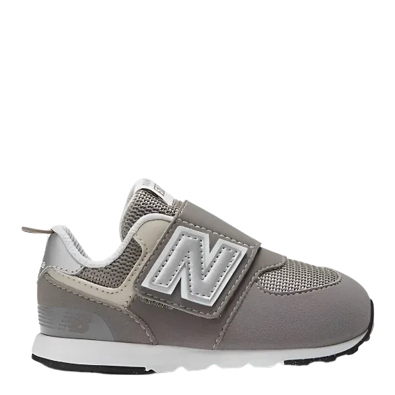 Toddlers' 574 New-B Hook & Loop Concrete vegan running option
