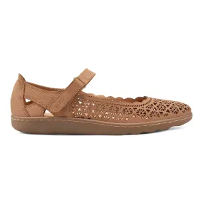 Smile Walk Field Glow Lady Perforated Slip-On Ballet Flat