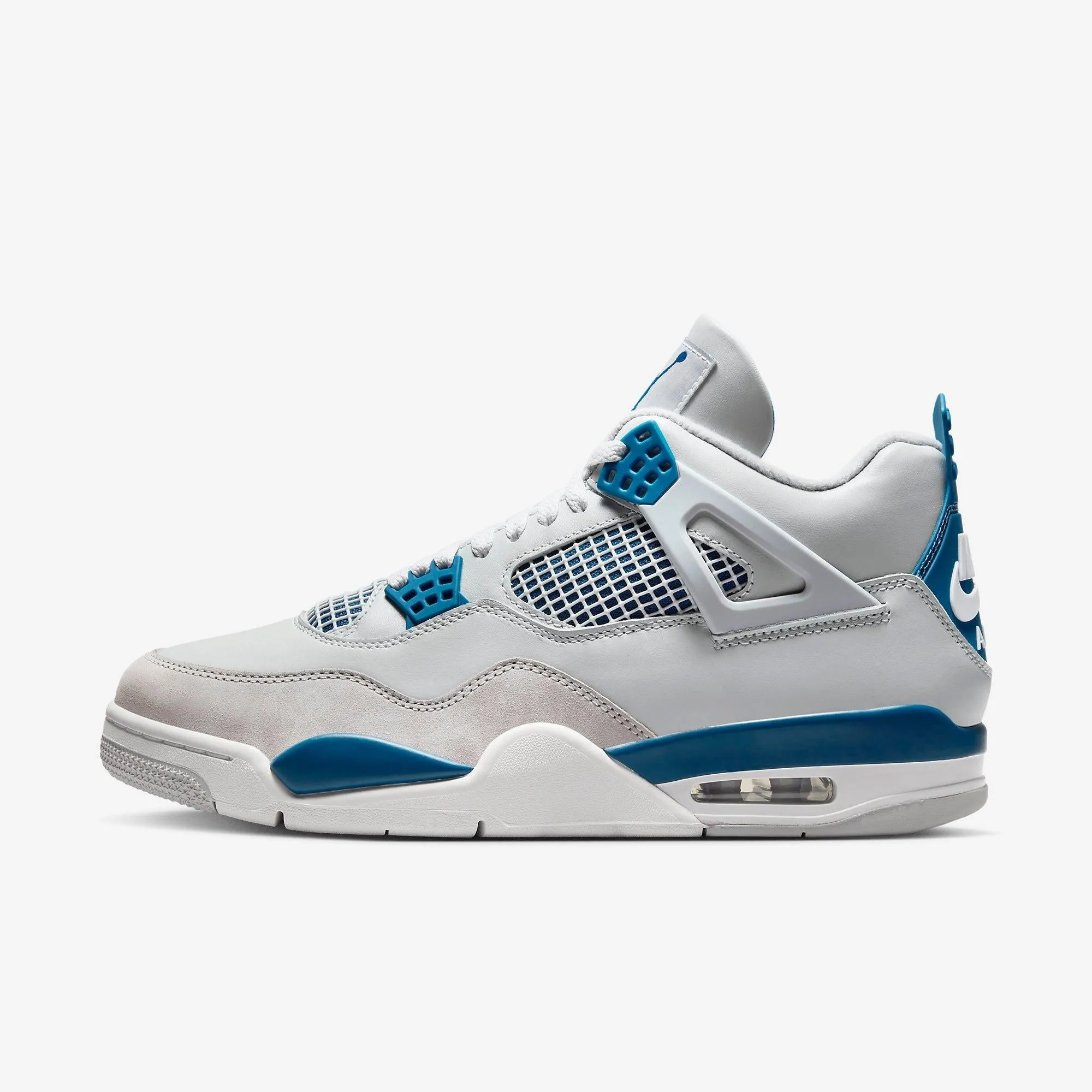 (Men's) Air Jordan 4 Retro 'Military Blue / Industrial Blue' (2024) FV5029-141 Relax Motion Anti Slip Feature