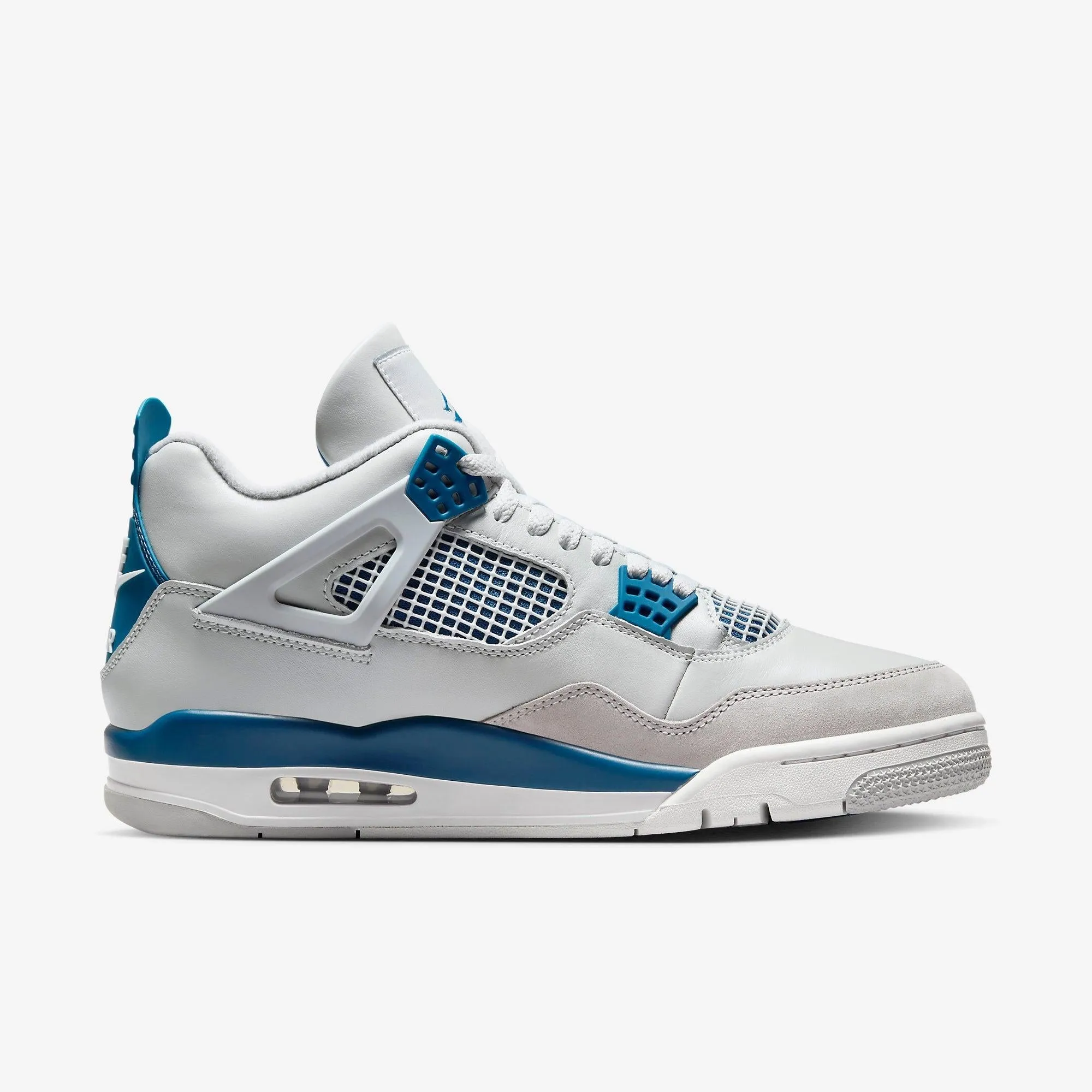 Exclusive Look Soft Sole (Men's) Air Jordan 4 Retro 'Military Blue / Industrial Blue' (2024) FV5029-141 Stabilizing Heel Clip