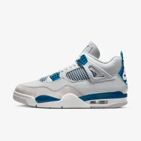 (Men's) Air Jordan 4 Retro 'Military Blue / Industrial Blue' (2024) FV5029-141 Relax Motion Anti Slip Feature