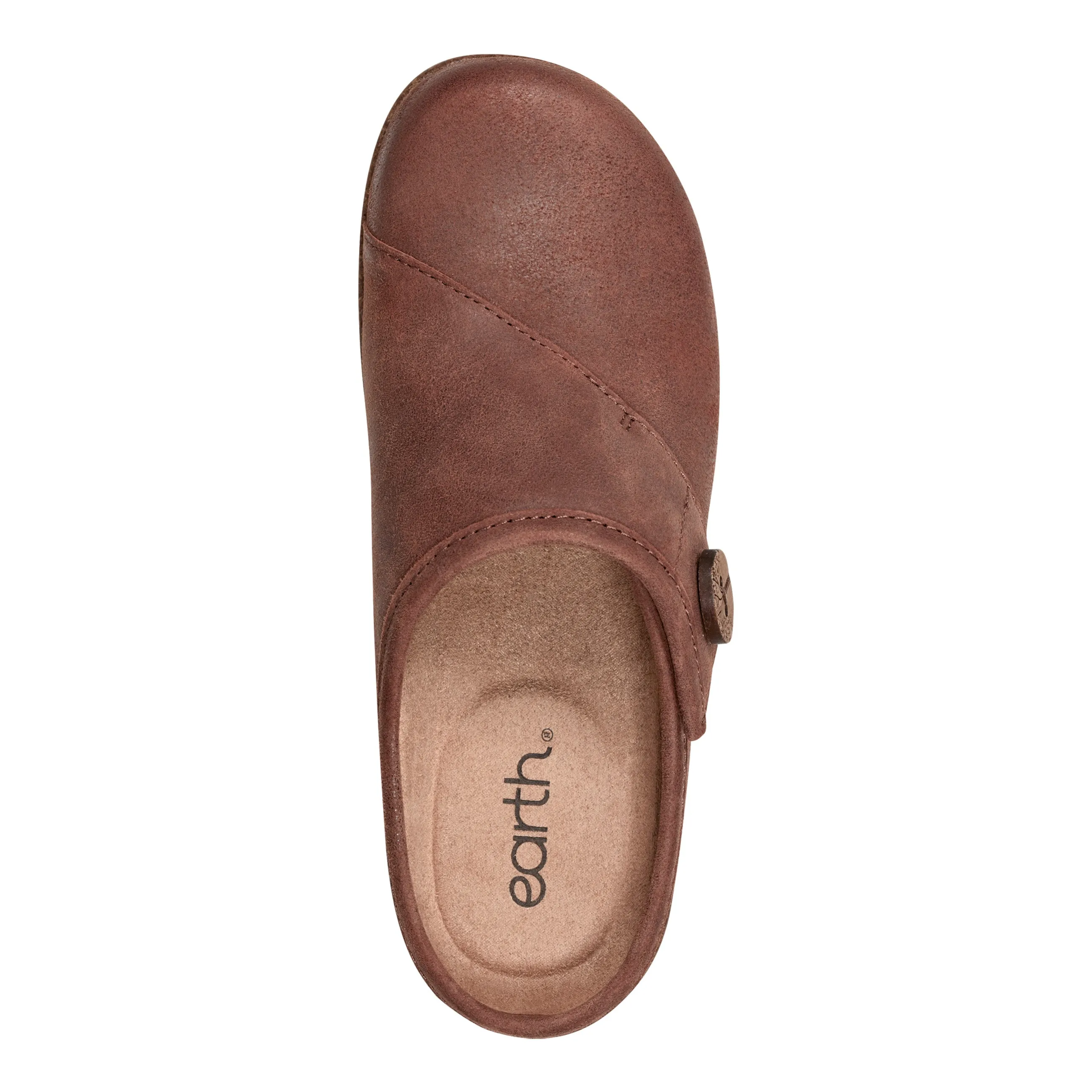 Ezra Round Toe Casual Slip-on Flat Clogs Comfortable Footwear Local Lane