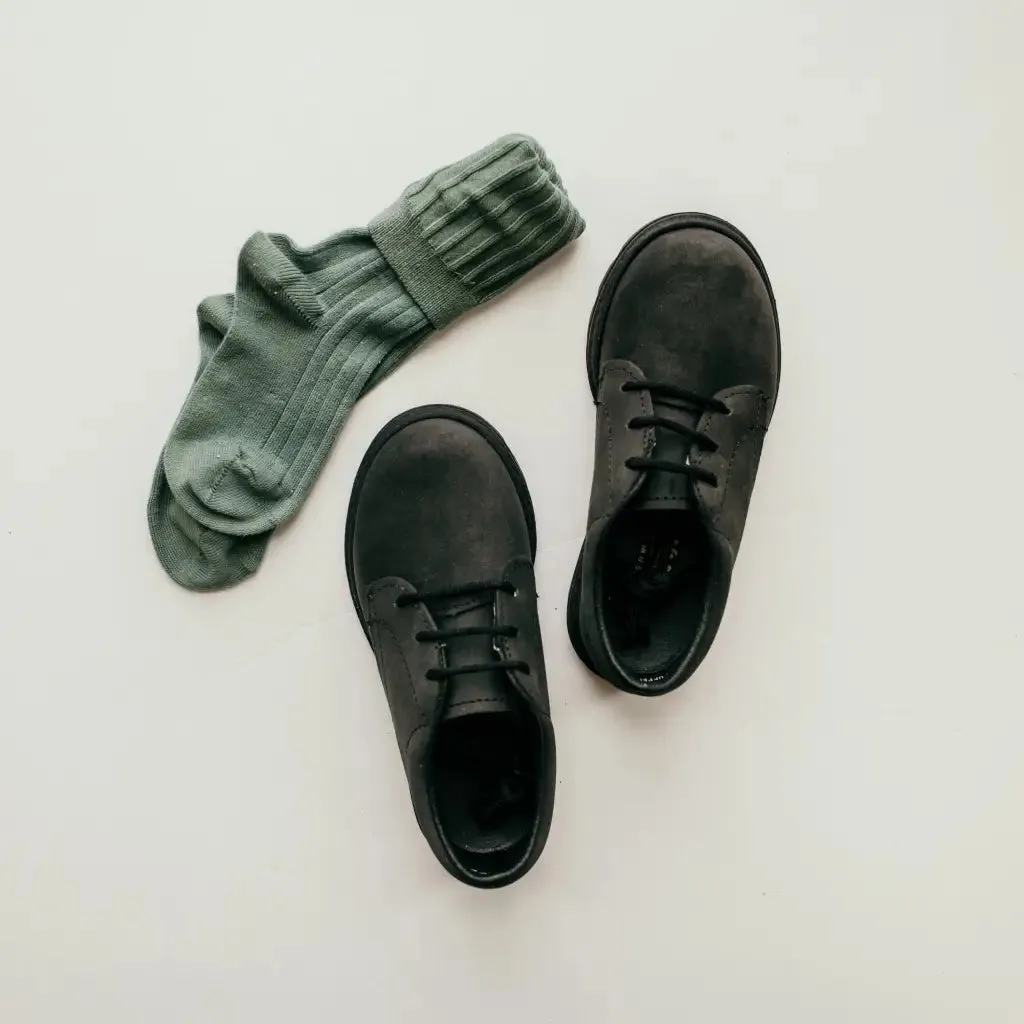 Clint Oxford - Black Nubuck Zip Up