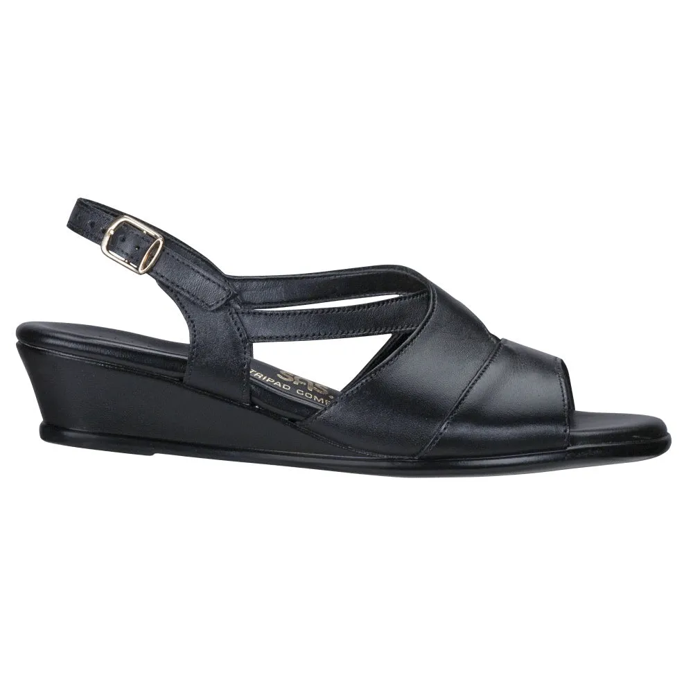 Caress - Black Travel Shoes Comfort Multi Shade