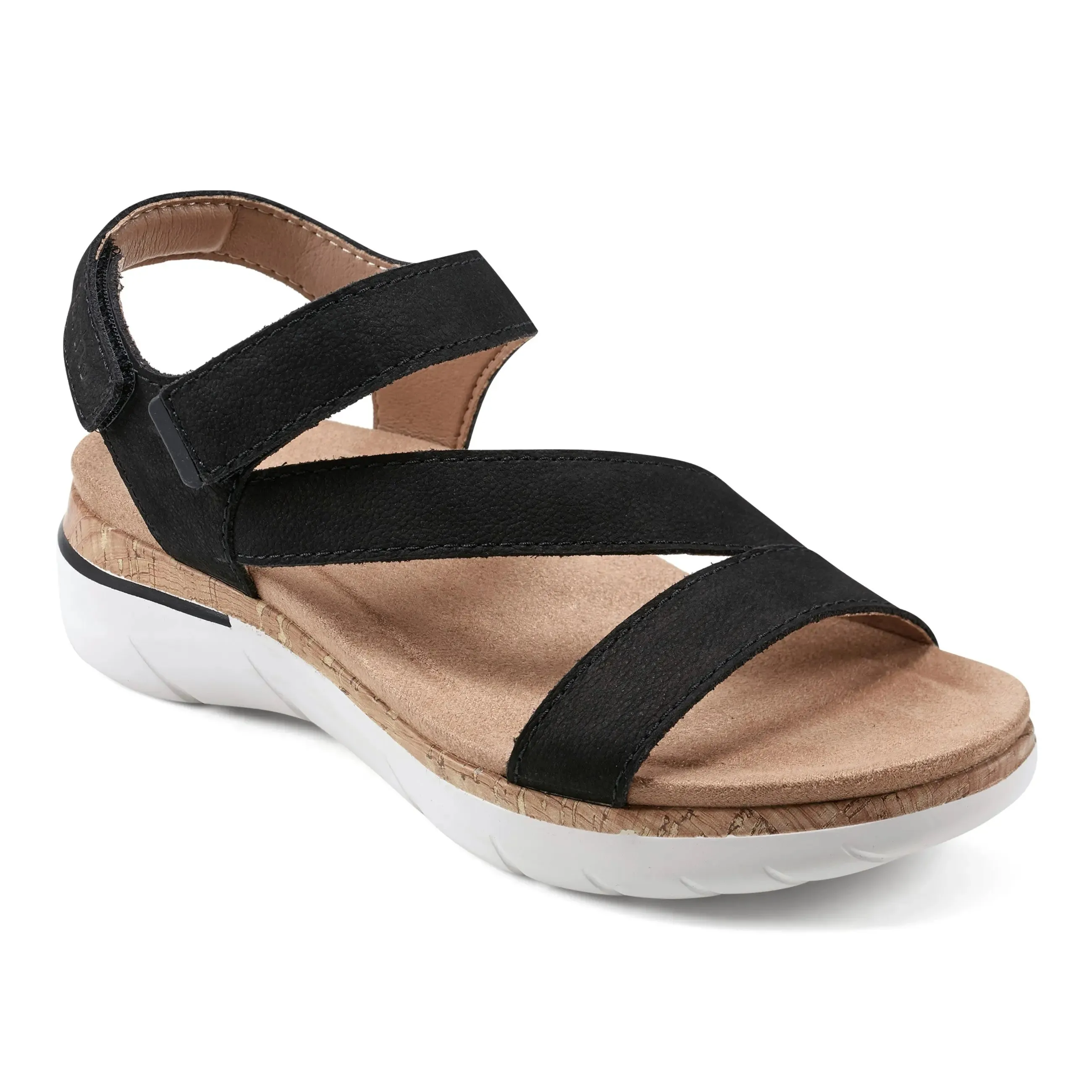 Roni Casual Strappy Flat Sandals Comfort Cushion